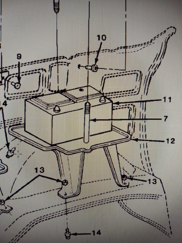 Battery Tray Stud