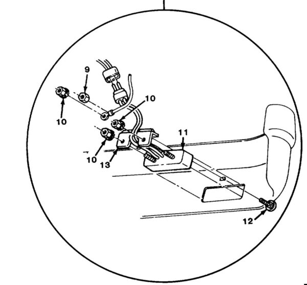 Blackout Light, Rear, CUCV
